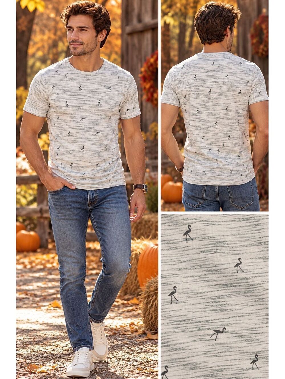 Men’s Denim & Flower by Ricky Singh Slim Fit XL
